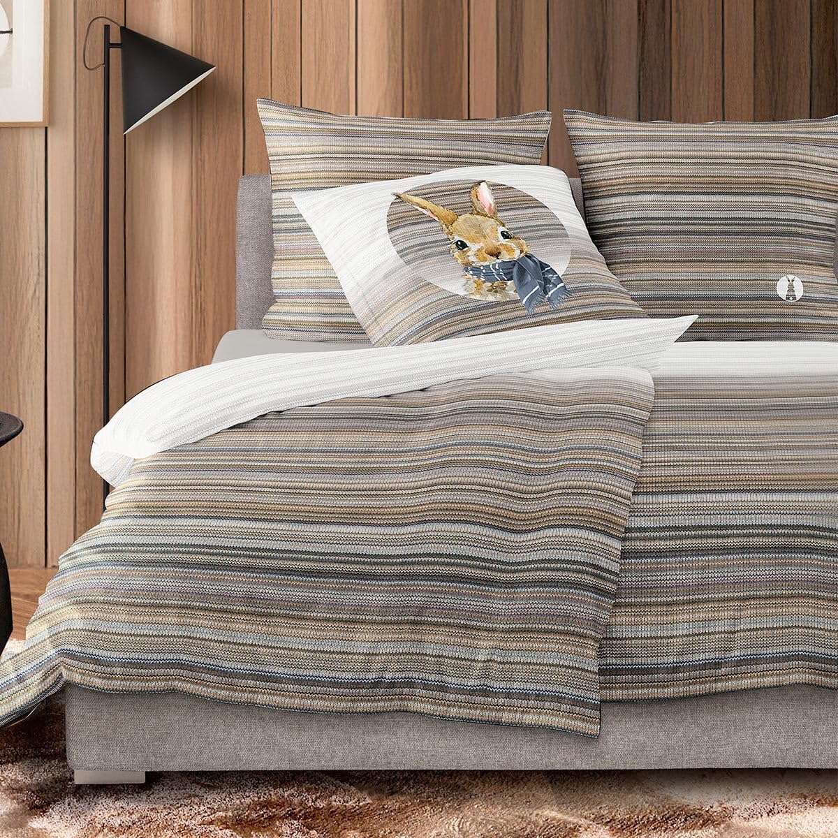 Irisette Flausch-Cotton Bettwäsche Zobel 8630 Natur