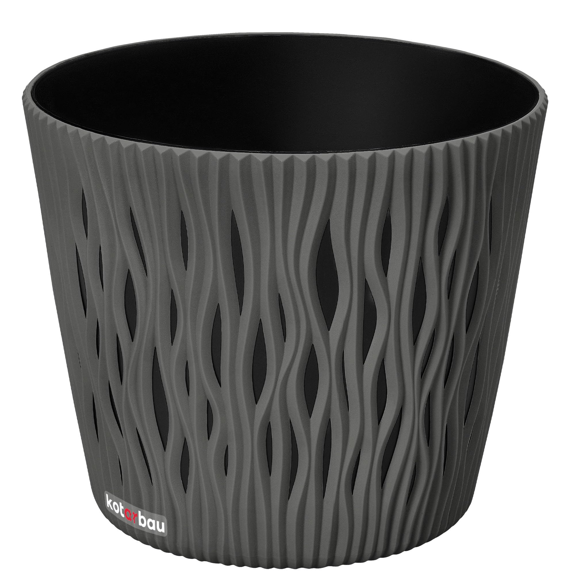 Prosperplast Vaso Fioriera Rotondo DSR220 – Design Classico Per Piante Da Interno/Esterno