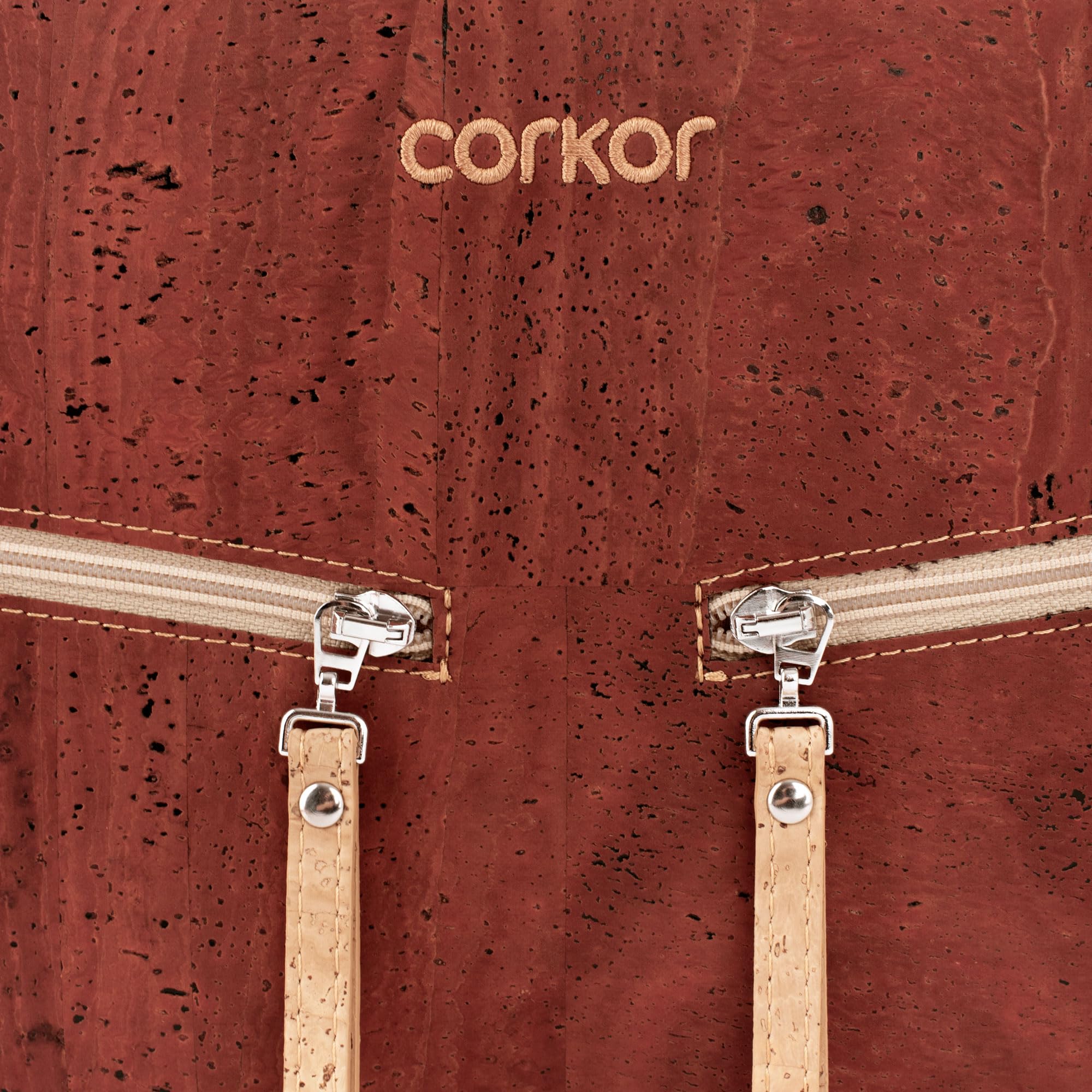 Corkor Bolso de Bandolera de Hombro para Mujer Vegan Hecho de Corcho