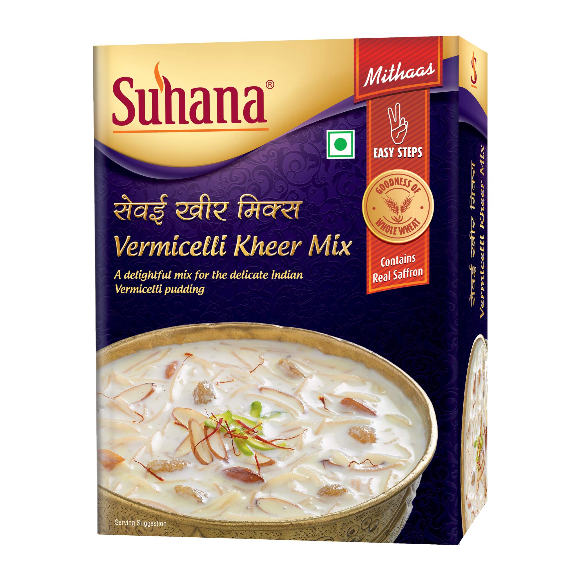Suhana Vermicelli Kheer Mix 150G Box - Pack Of 3, Preservative Free (B0855JTVNN) Amazon Price History, Amazon Price Tracker
