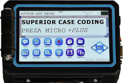 Miniatura 6 de Preza MICRO + PLUS SBK Impresora portátil de inyección de tinta, codificador de inyección de tinta, máquina de codificación de fecha, codificador de