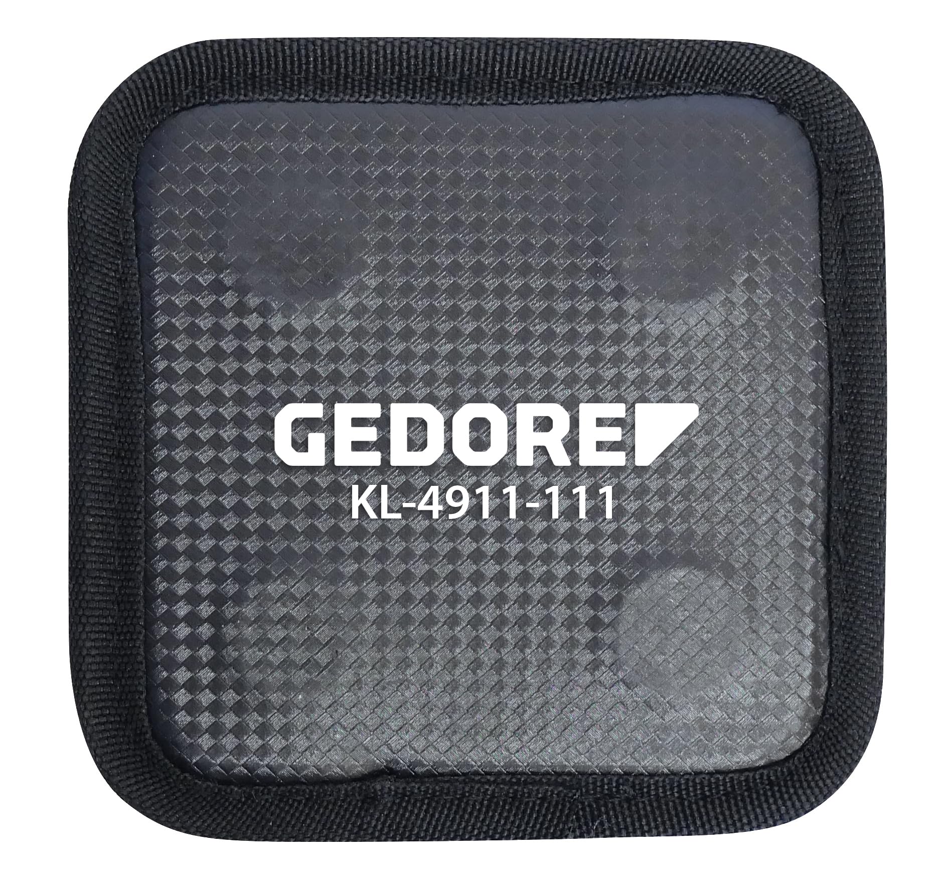 GEDORE KL 4911‑111 - Tappetino magnetico estremamente forte, superficie in plastica strutturata, membrana in schiuma, resistente all'acqua e all'olio, colore: Nero