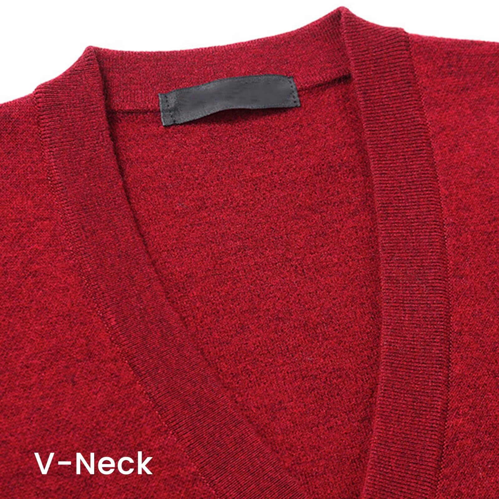 HNVAVQ Cárdigan Hombre 100% Cachemira de Negocios | Perfecto para oficina, regalo esposo, combinar con camisa de vestir