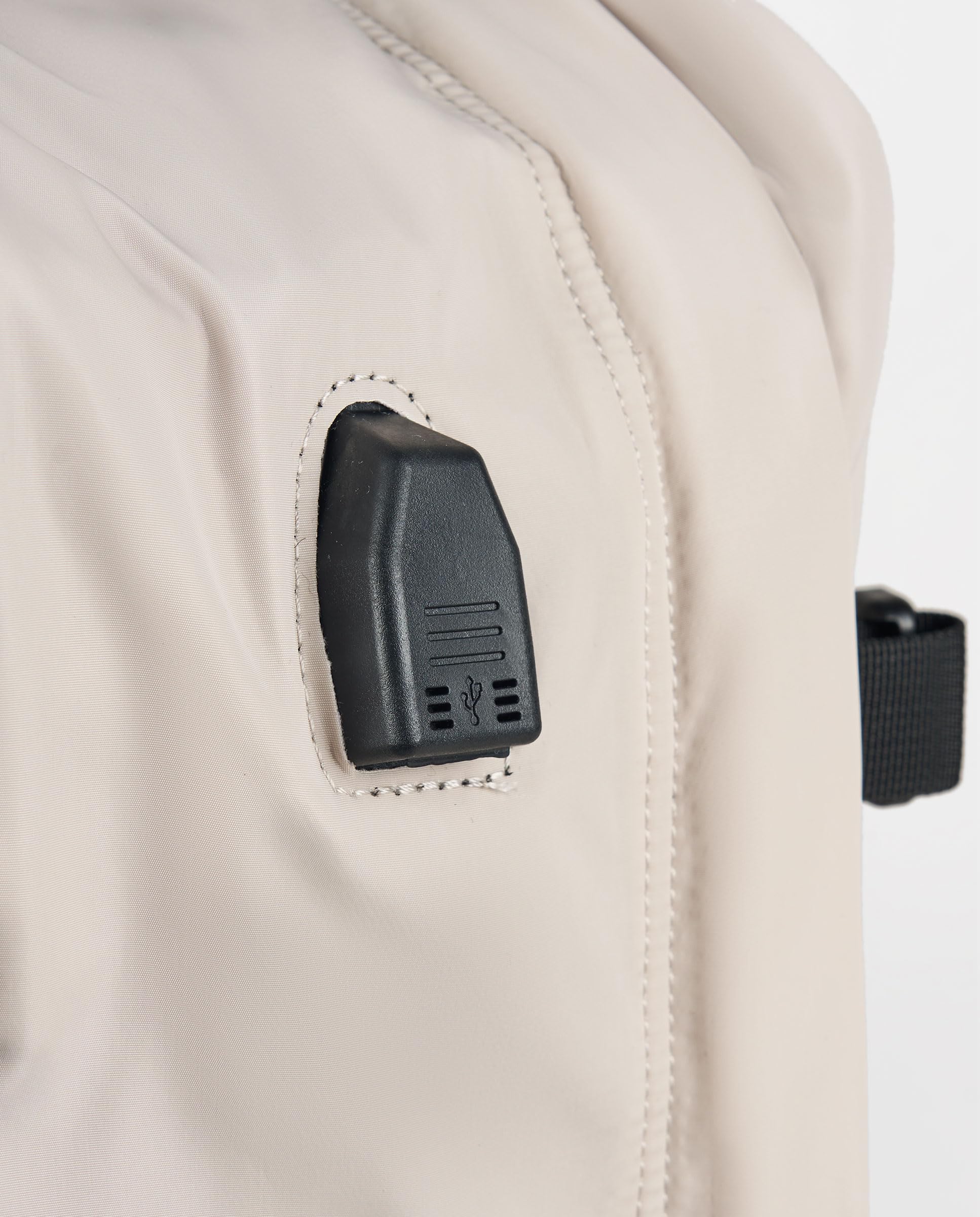 PACO MARTINEZ Mochila de Viaje Expandible 18-27 litros, Equipaje de Cabina con Compartimentos Amplios y Múltiples Bolsillos, Puerto USB, Espalda Acolchada y Transpirable, Multicolor