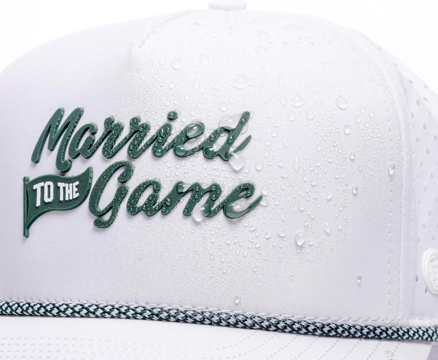 BRIMZ Golf Performance Hat - Tee Holder & Magnetic Brim - Breathable Sweat & Water Resistant Golfing Snapback Cap