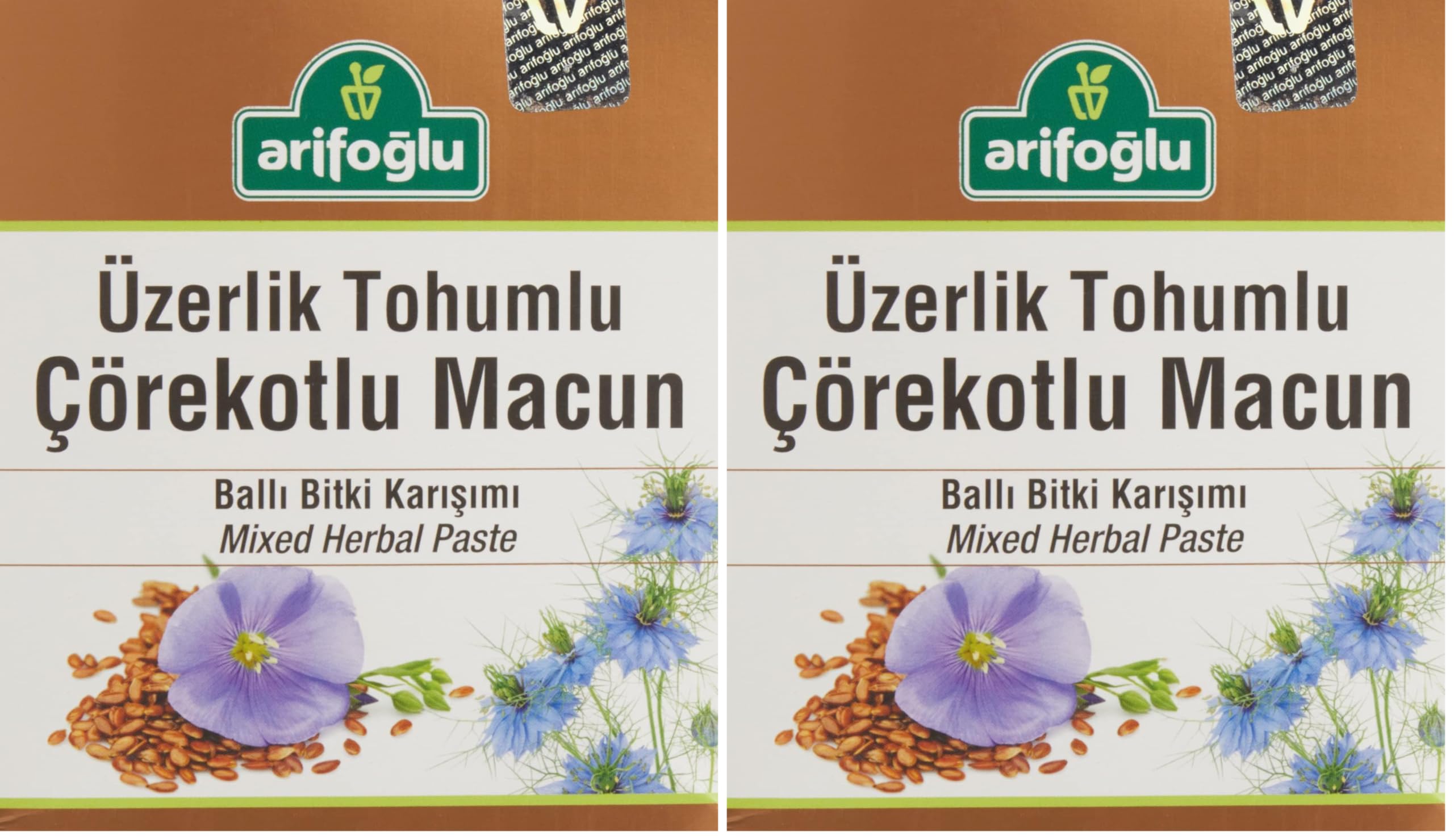 Arifoğlu Üzerlik Tohumlu Çörekotlu Macun 450 gr (2 paketi)