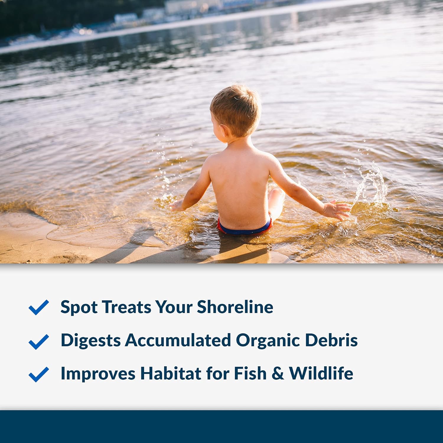 Airmax MuckAway Natural Pond Muck Remover – Safely Clears Muck and Sludge from Beaches and Shorelines; Fish, Plant and Wildlife Friendly – 3 Month Supply, 8 Scoops : Patio, Lawn & Garden