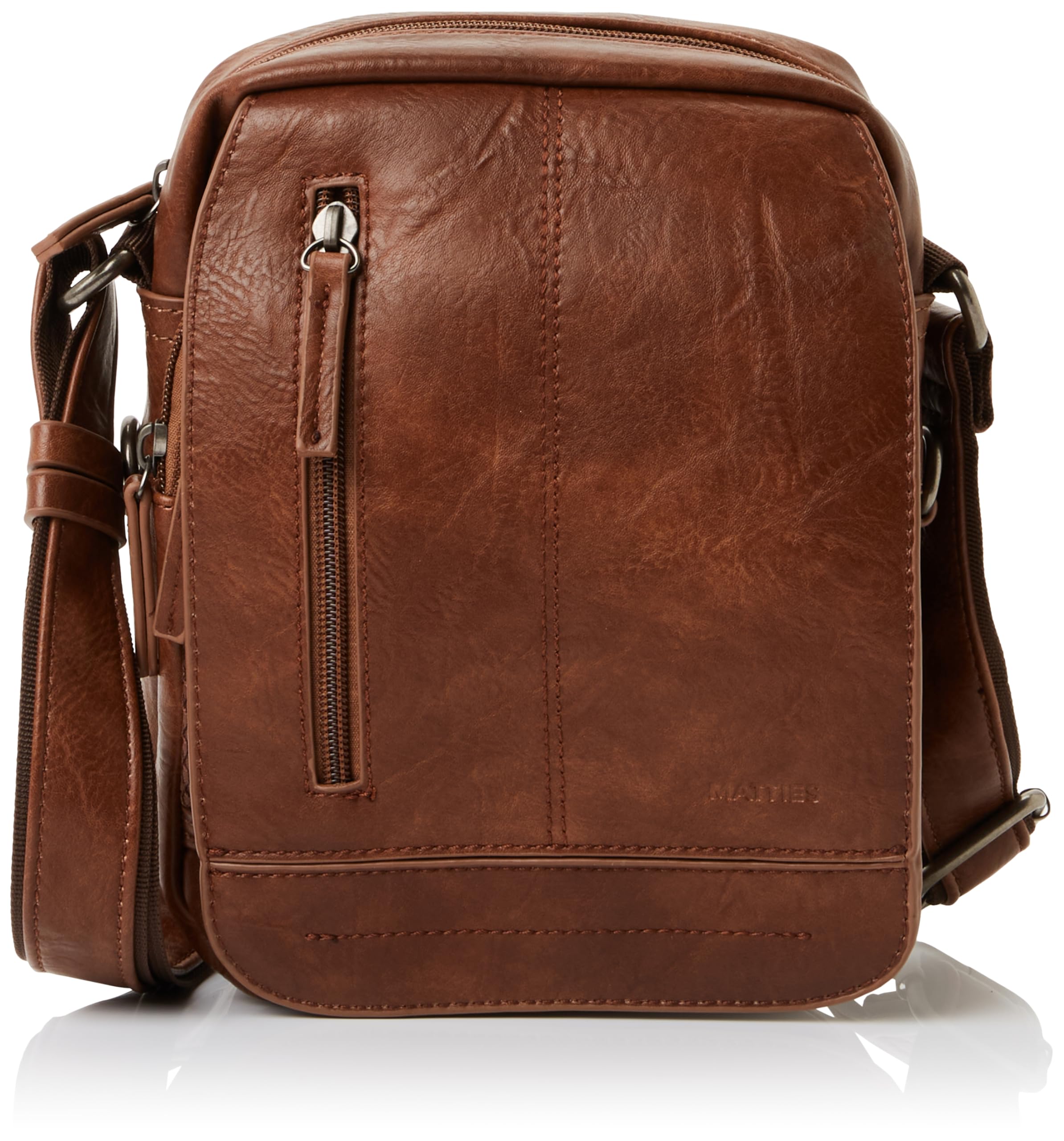 MATTIES Men's Classic Sport Bags, Leather, 0cm x 17cm x 22cm