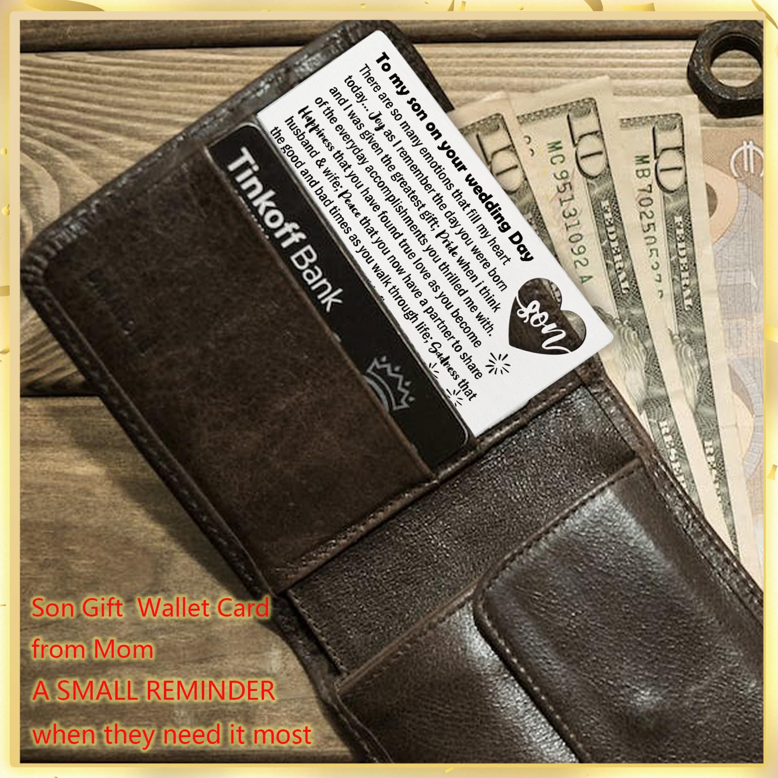 To Our Son On Your Wedding Day Card For Son On Wedding Day - UK - View #3