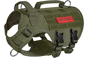 OneTigris Tactical Dog Harness for Small Dogs, No Pull Small Dog Vest