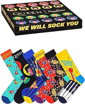 Amazon | Happy Socks クイーンソックス 6足パック ギフトボックス