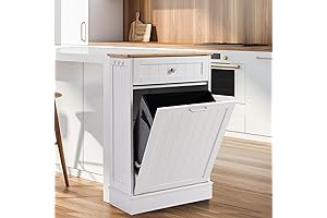 13-Gallon Tilt-Out Trash Cabinet: The Hygienic and Organized Way to Manage Waste