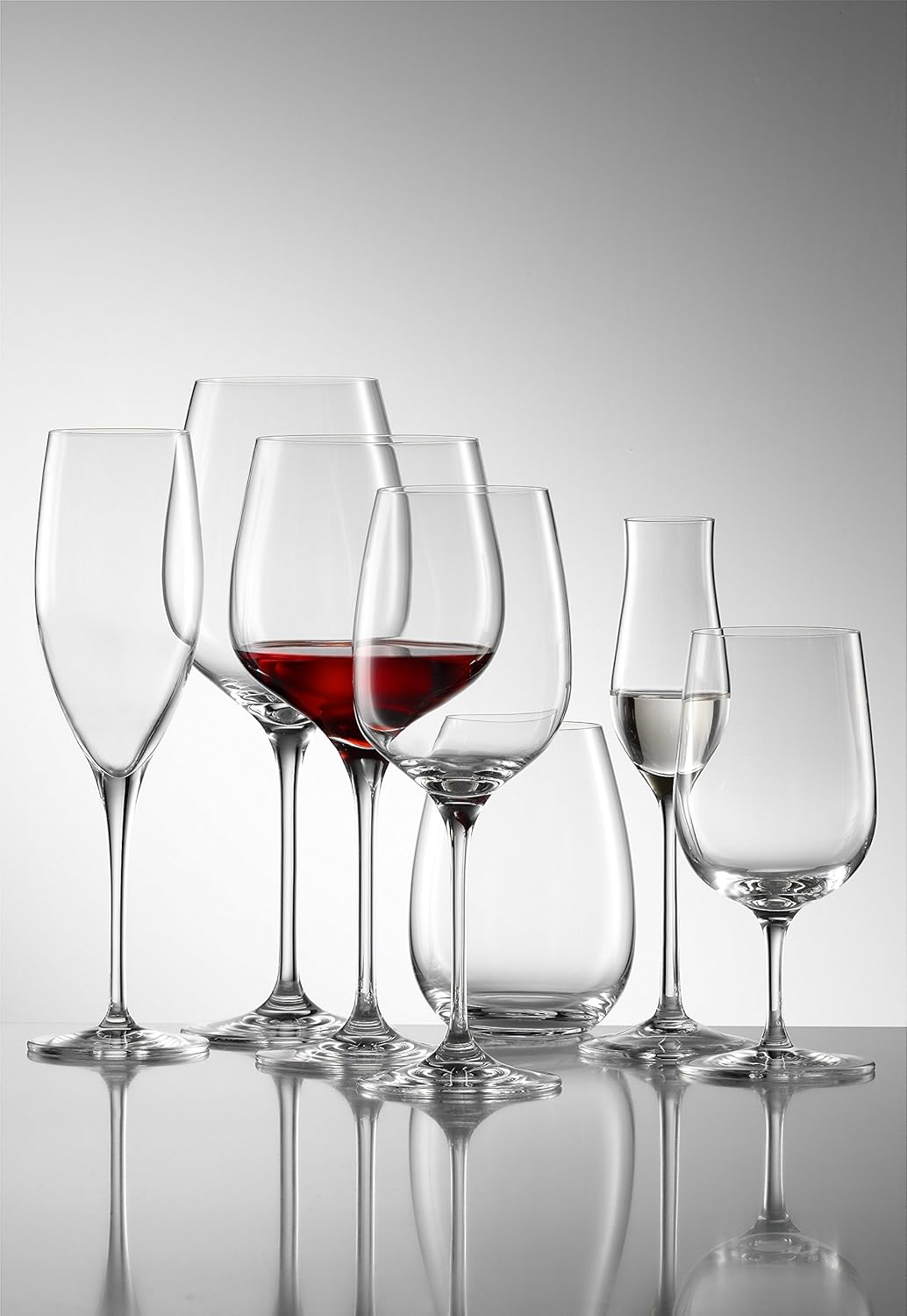 Eisch Superior All-Purpose Red Crystal Wine Glass, Sensis Plus Aeration Technology, Lead-Free, Dishwasher Safe, Set of 2, 21-Ounce
