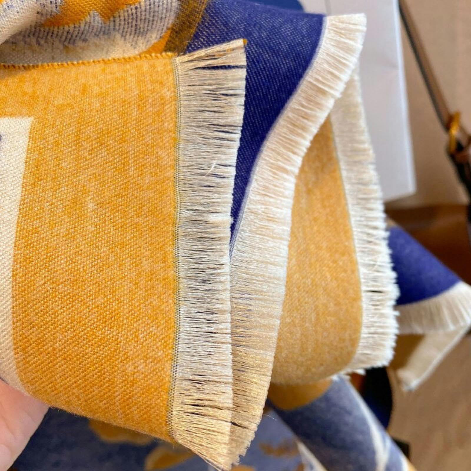 Zonto Scialle Sciarpa Invernale Imitazione Cashmere Scialle Femminile da Donna Addensato da Donna Addensato