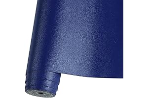 Navy Blue Faux Leather Crafting Roll (10" x 53")