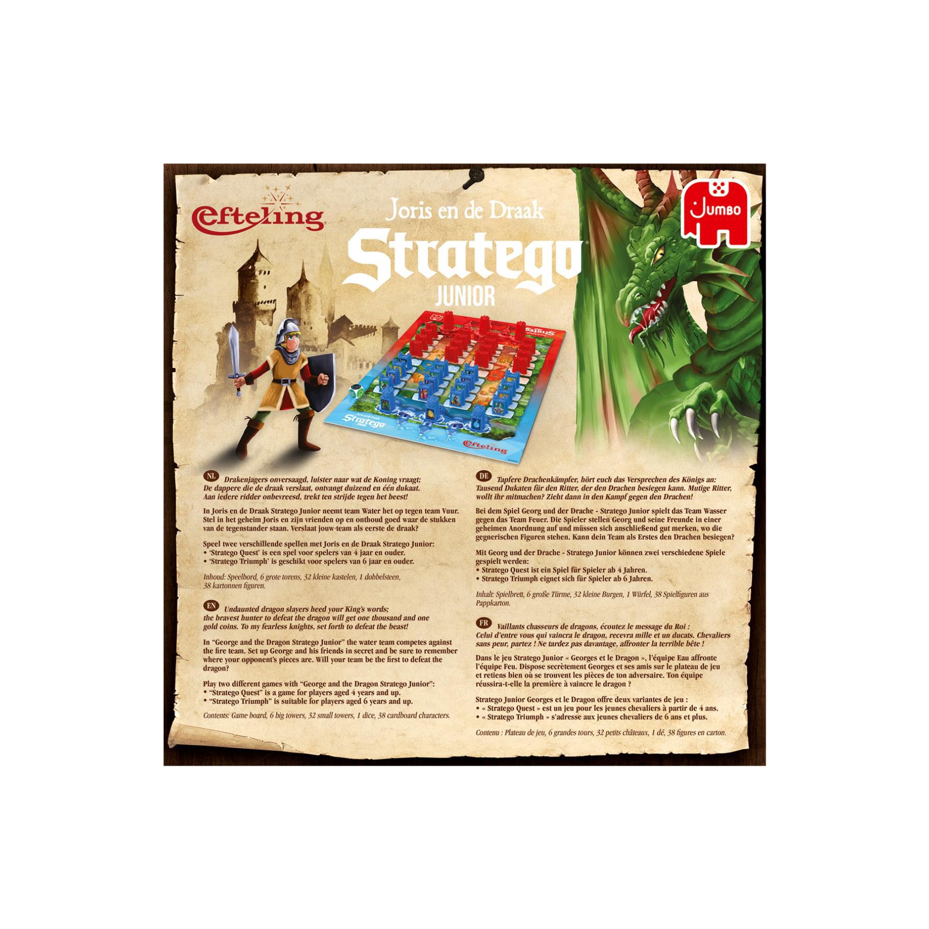 Jumbo Stratego Junior George e il gioco da tavolo del drago
