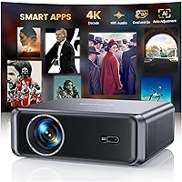 Proiettore 4K [Compatibile con Netflix]1000ANSI Auto Focus/Keystone 4k smart tv Projector