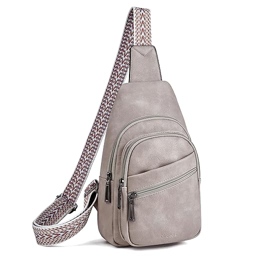 Mroede Fanny Pack Crossbody Bags for Women,Sling Bag for Women,Fanny Packs Chest Bag for Women for School Travel