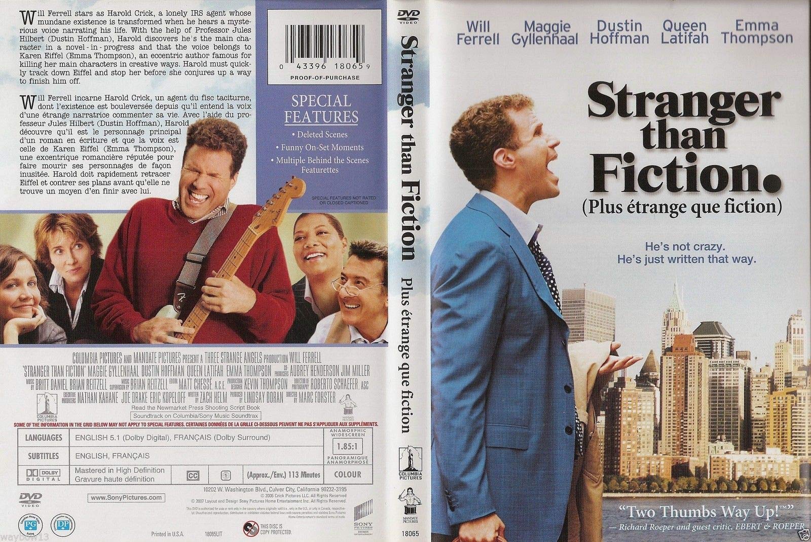 Stranger Than Fiction Bilingual [DVD]