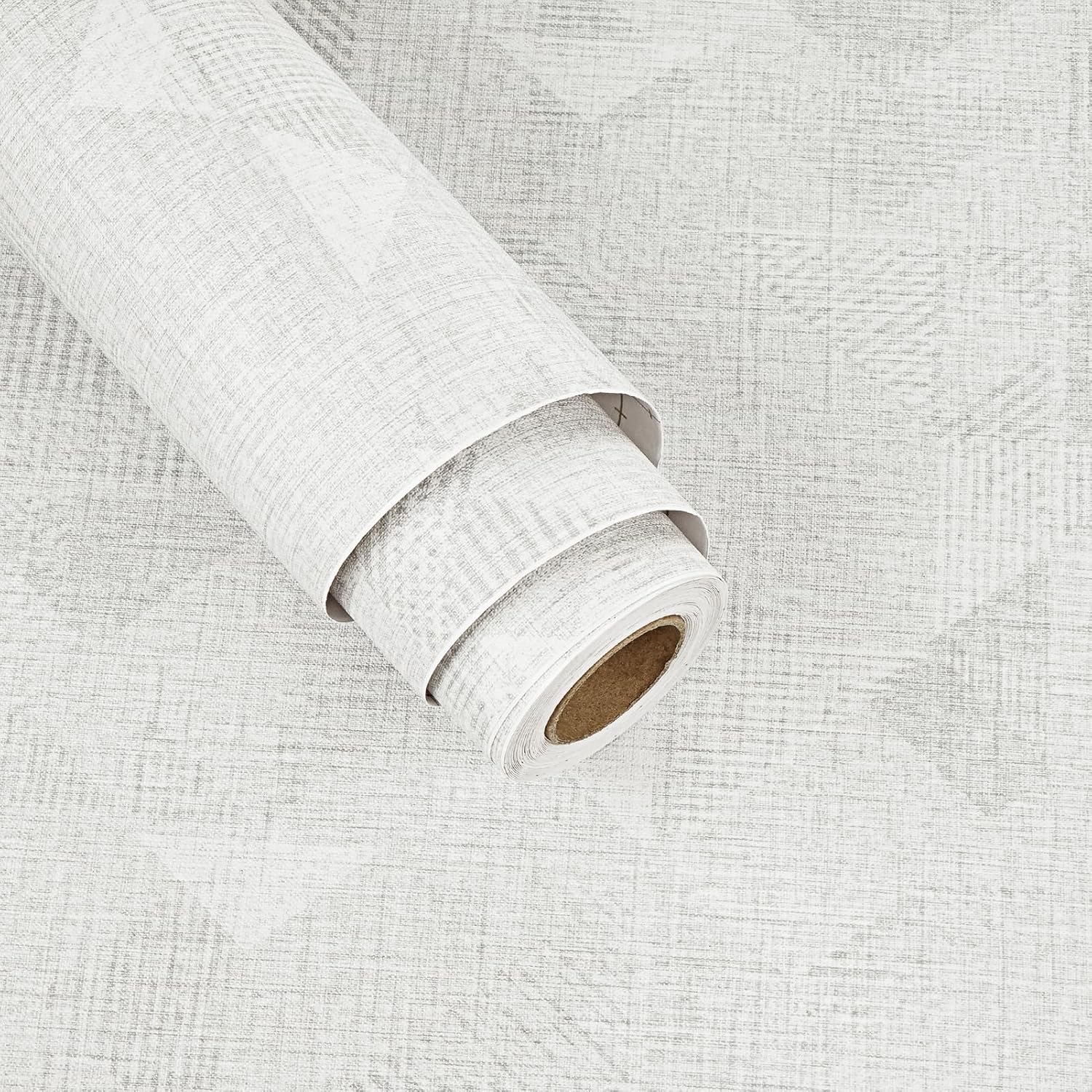 Vintage Grasscloth Wallpaper Peel and Stick Light Tan Faux Grass Cloth Contact Paper Removable Waterproof Textured Fabric Wall Paper Linen Stick on Wallpaper for Bedroom Walls Cabinets Desk