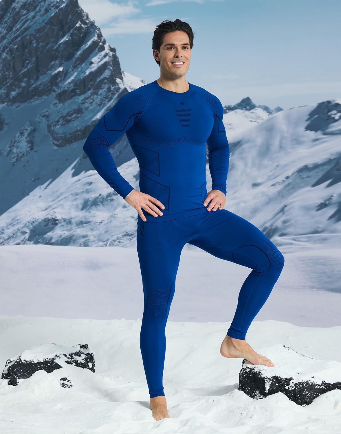 Pioneer Camp Thermal Underwear for Men Long Johns Quick Drying Top and Bottom Set Warm Base Layer Mens Cold Weather Skiing - Image 5
