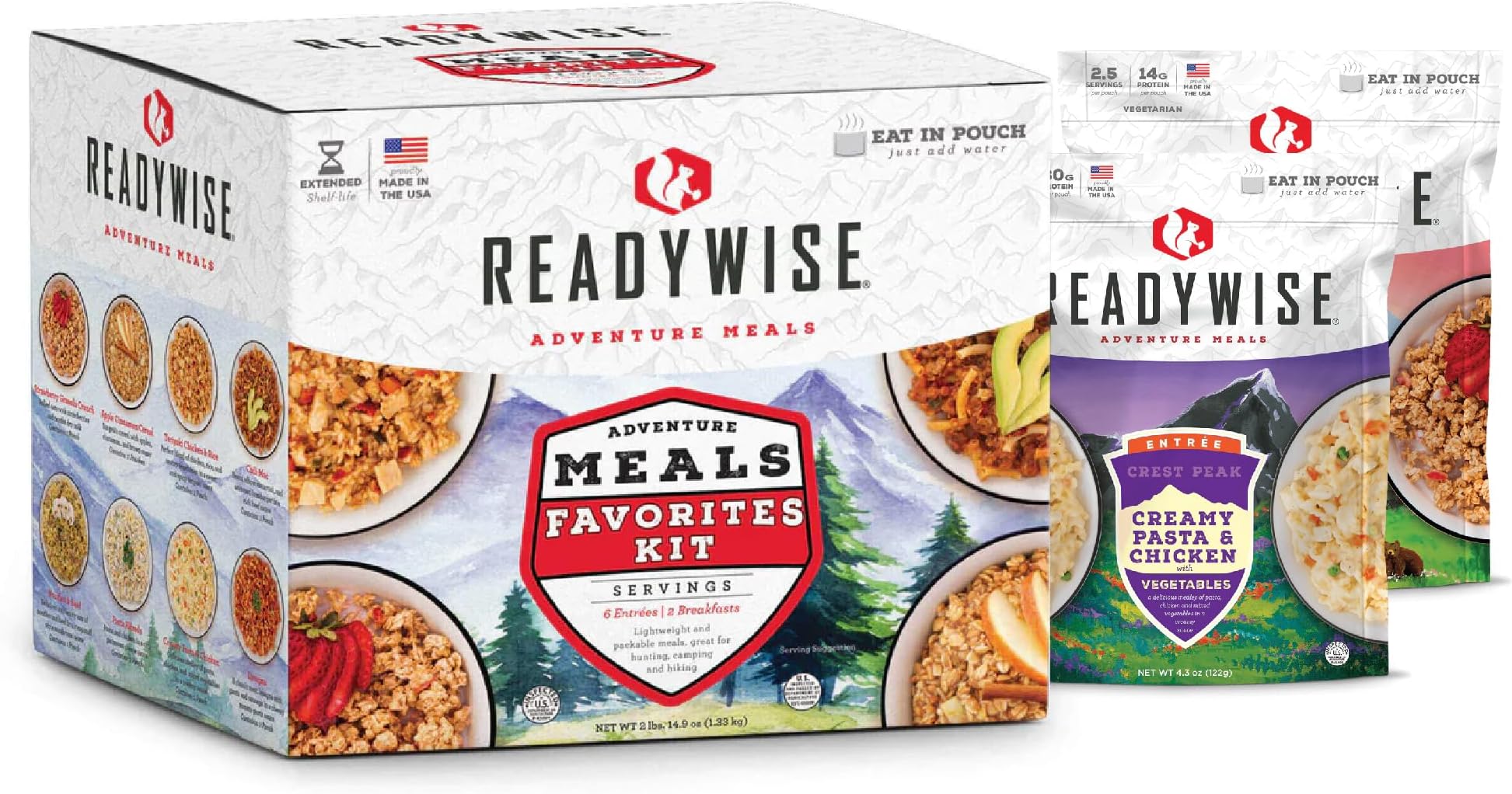 ReadyWise Adventure Meals Favorites Kit