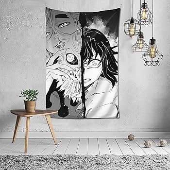 一本木から作った鬼の壁掛け！！ Amazon.co.jp: 鬼滅の刃 童磨 十二鬼月 上弦の贰 嘴平 伊之助