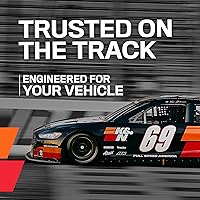 Vista 3 de K&N Filtro de aire del motor: aumenta la potencia y la aceleración, lavable, premium, filtro de aire de repuesto para automóvil: compatible con AUDI