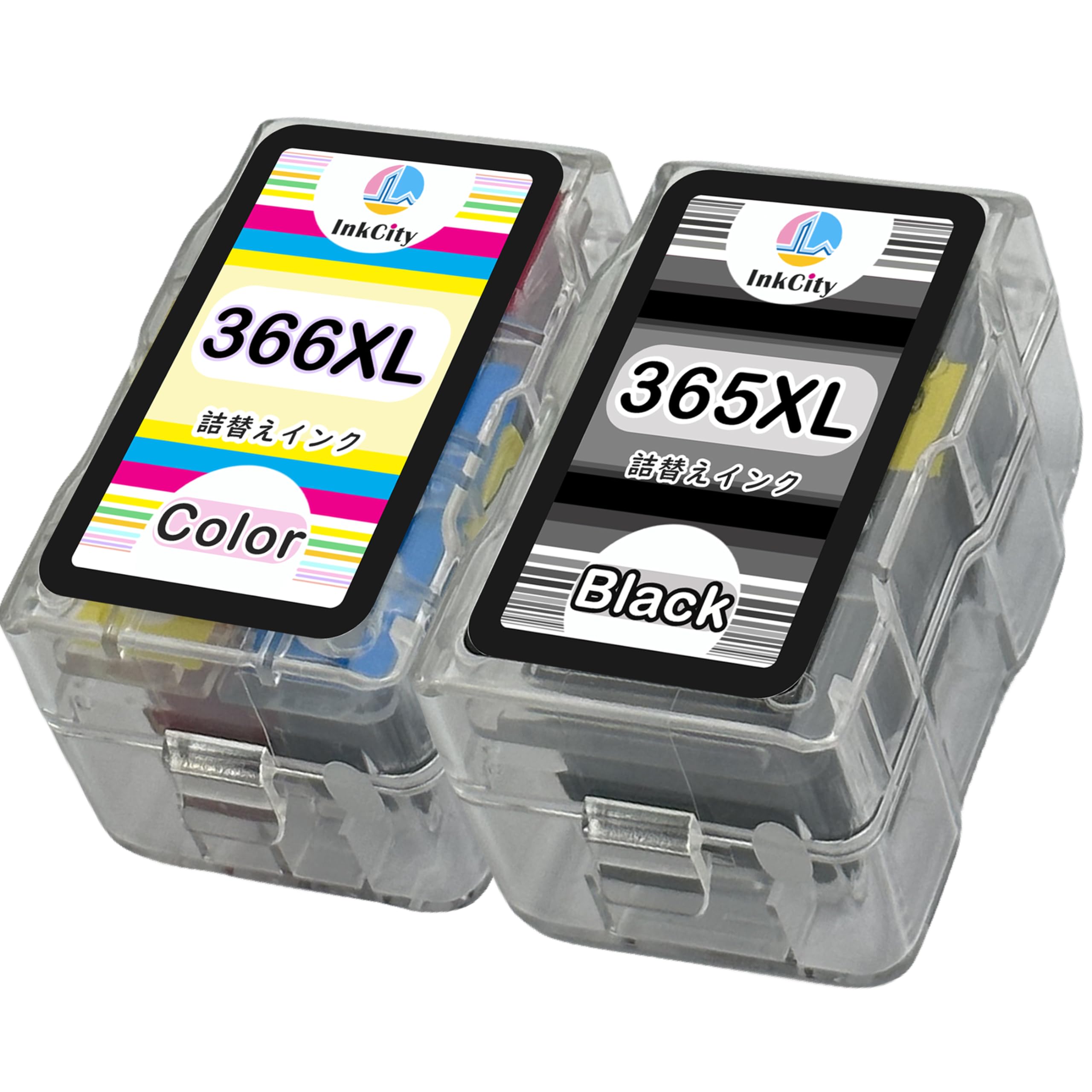 Amazon.co.jp: 【InkCity】BC-365XL/BC-366XL 詰め替えインク 