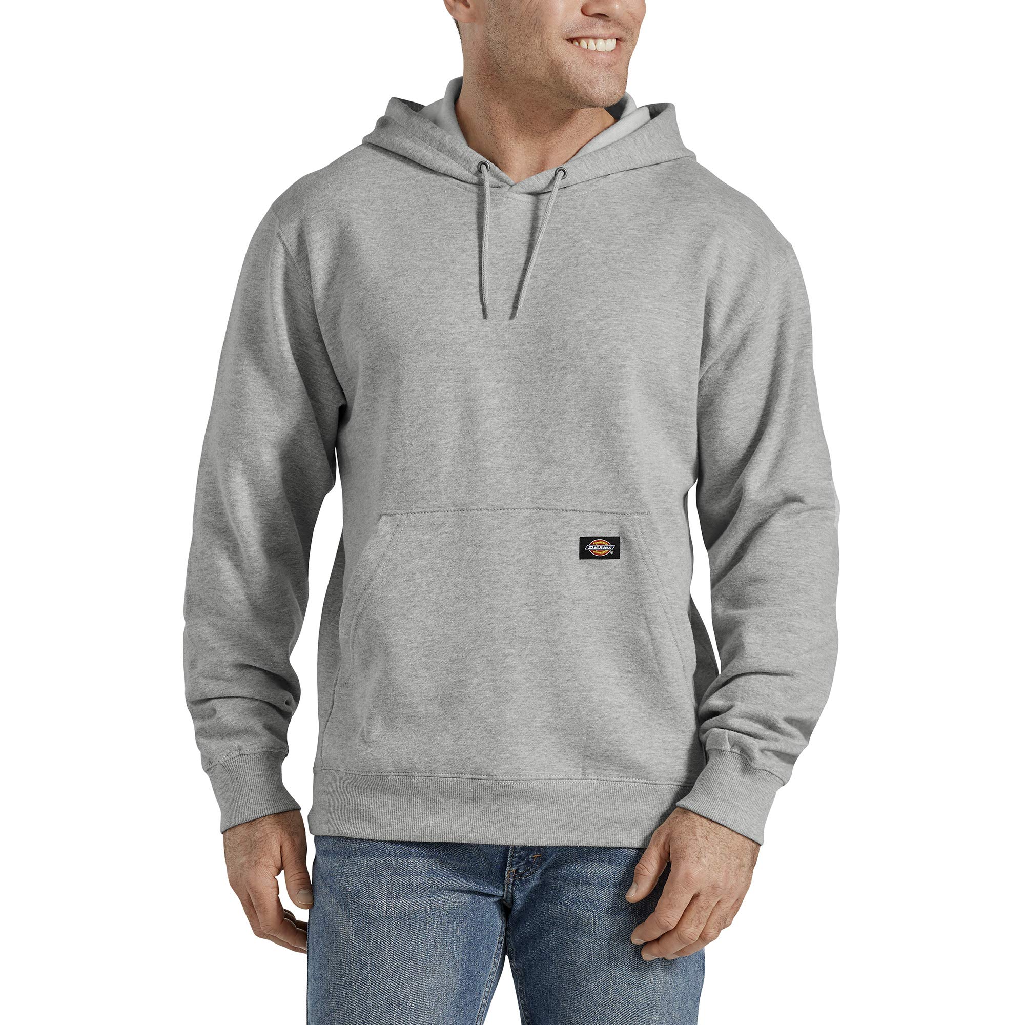DickiesMen's Midweight Pullover Fleece Hoodie Regular Hooded Sweatshirt
