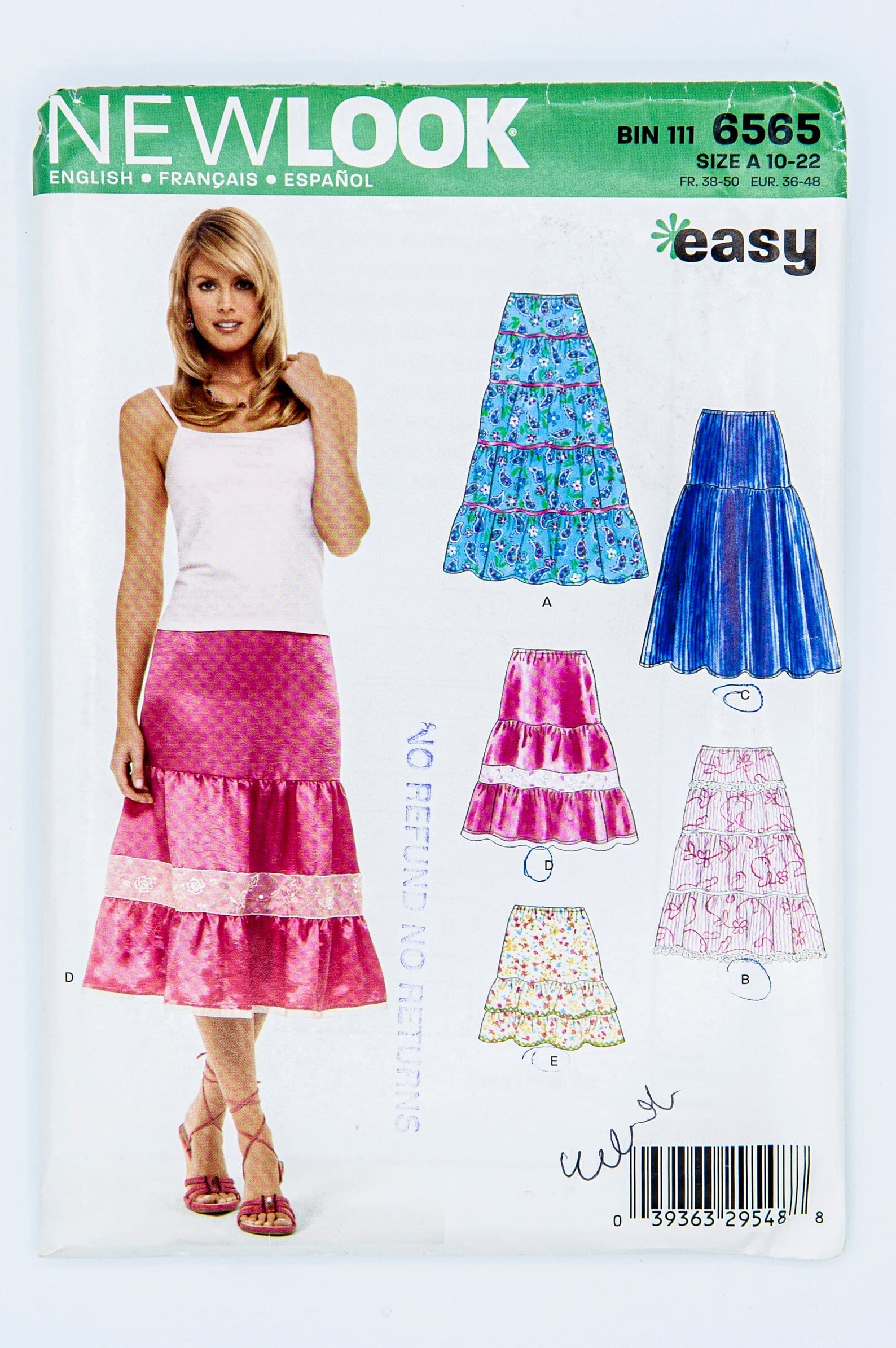 New Look 6565 Skirts