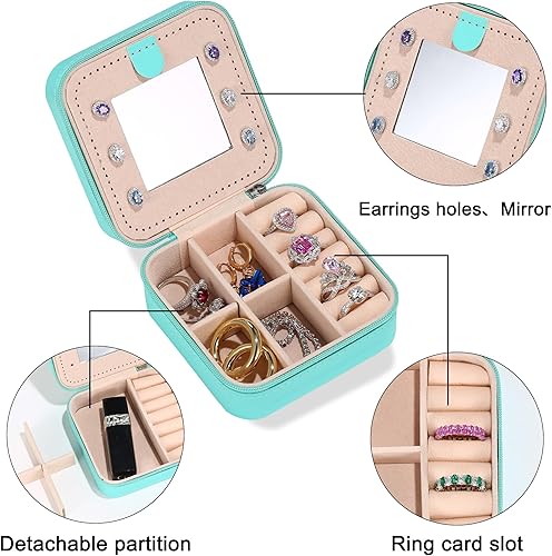 Miniatura 2 de Yesteel Regalos para mejores amigos, regalos de amistad para mujeres amigas, regalos esenciales de viaje para amigos, organizador de joyas,