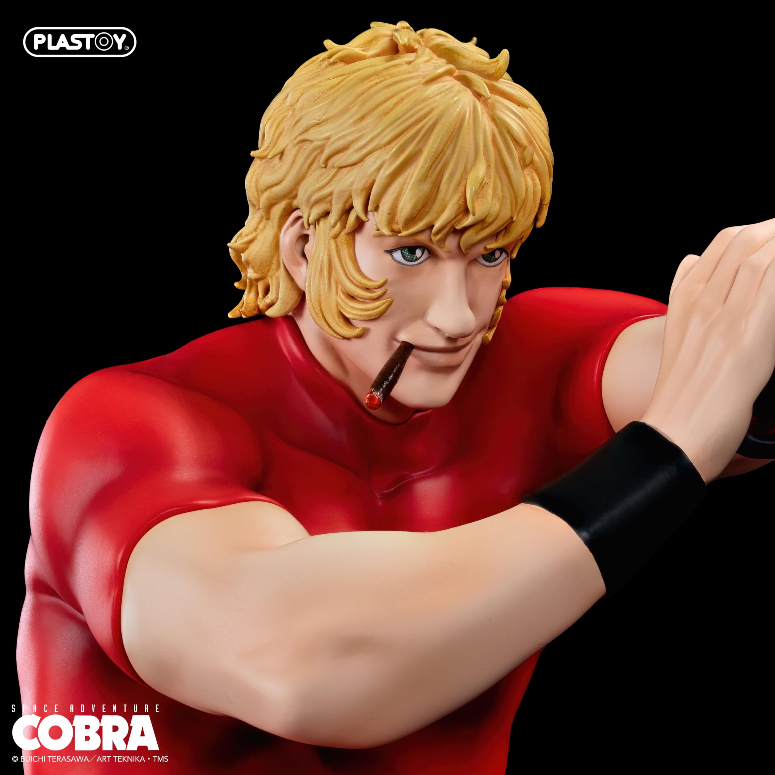 Plastoy Space Adventure Cobra Statuette de collection Cobra Psychogun - Édition limitée à 500 exemplaires - Résine - Format 1/6-28 cm