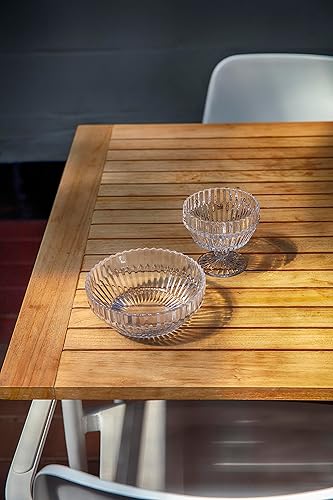 Vista 36 de Fortessa Archie - Cuenco de cristal para cereales, 22.8 onzas, color rosa