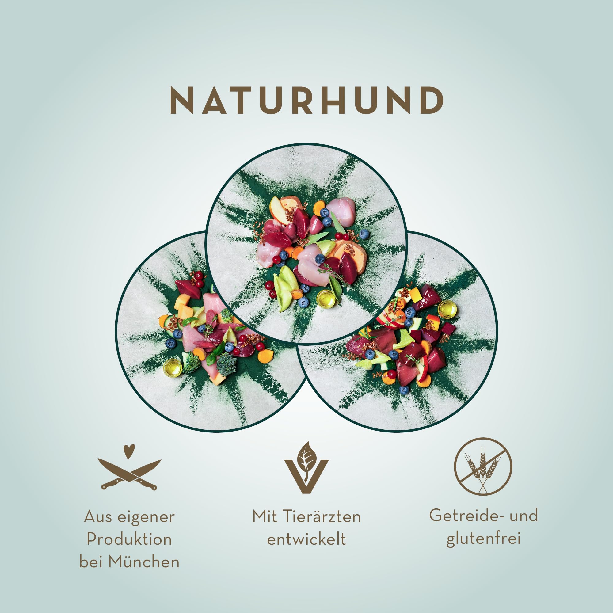 Terra Canis Tacchino e anatra, Naturhund cibo umido per cani, 12x400g | Materie prime di qualità alimentare al 100%, con superfood naturali, ideale per cani attivi, senza cereali e glutine