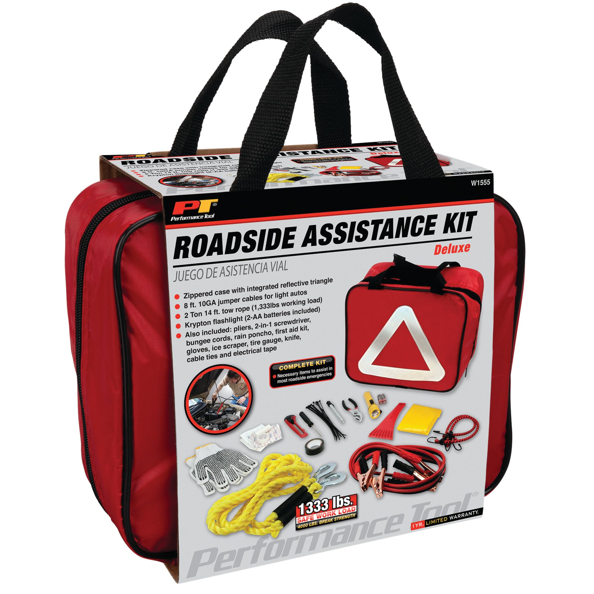 PERFORMANCE TOOL Wydajność Narzędzie Deluxe Road Assistance Kit