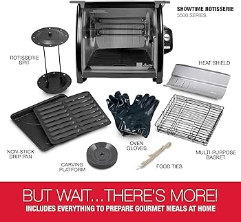 Amazon.com: Ronco Showtime Large Capacity Rotisserie & BBQ