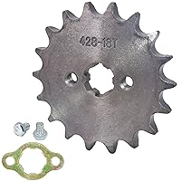 Vista 11 de 428-10T-0.669 in - Piñón de motor delantero para motocicleta se adapta a motocicletas de 50 cc, 70 cc, 110 cc, 125 cc, mini bicicleta ATV Quad