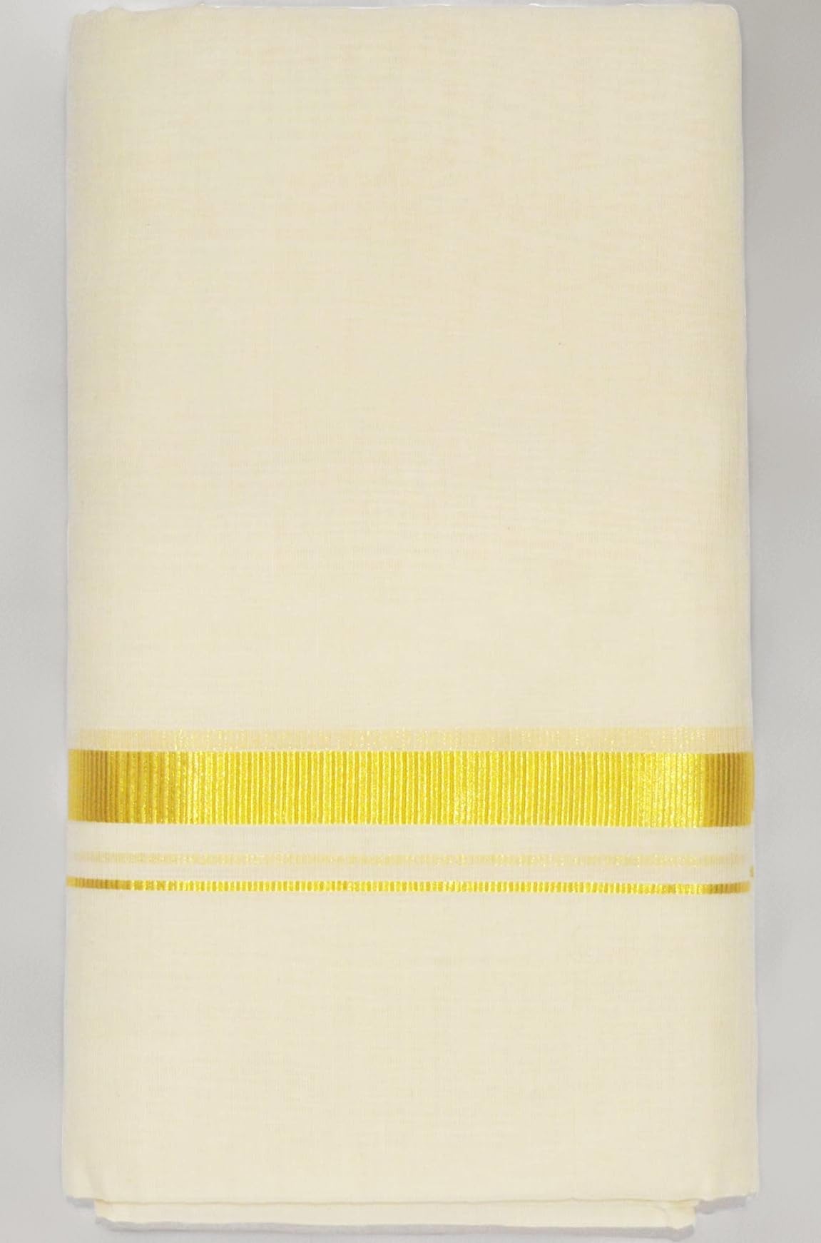 Men's Balaramapuram Handloom Kerala Traditional Mundu Dhoti (Free Size)