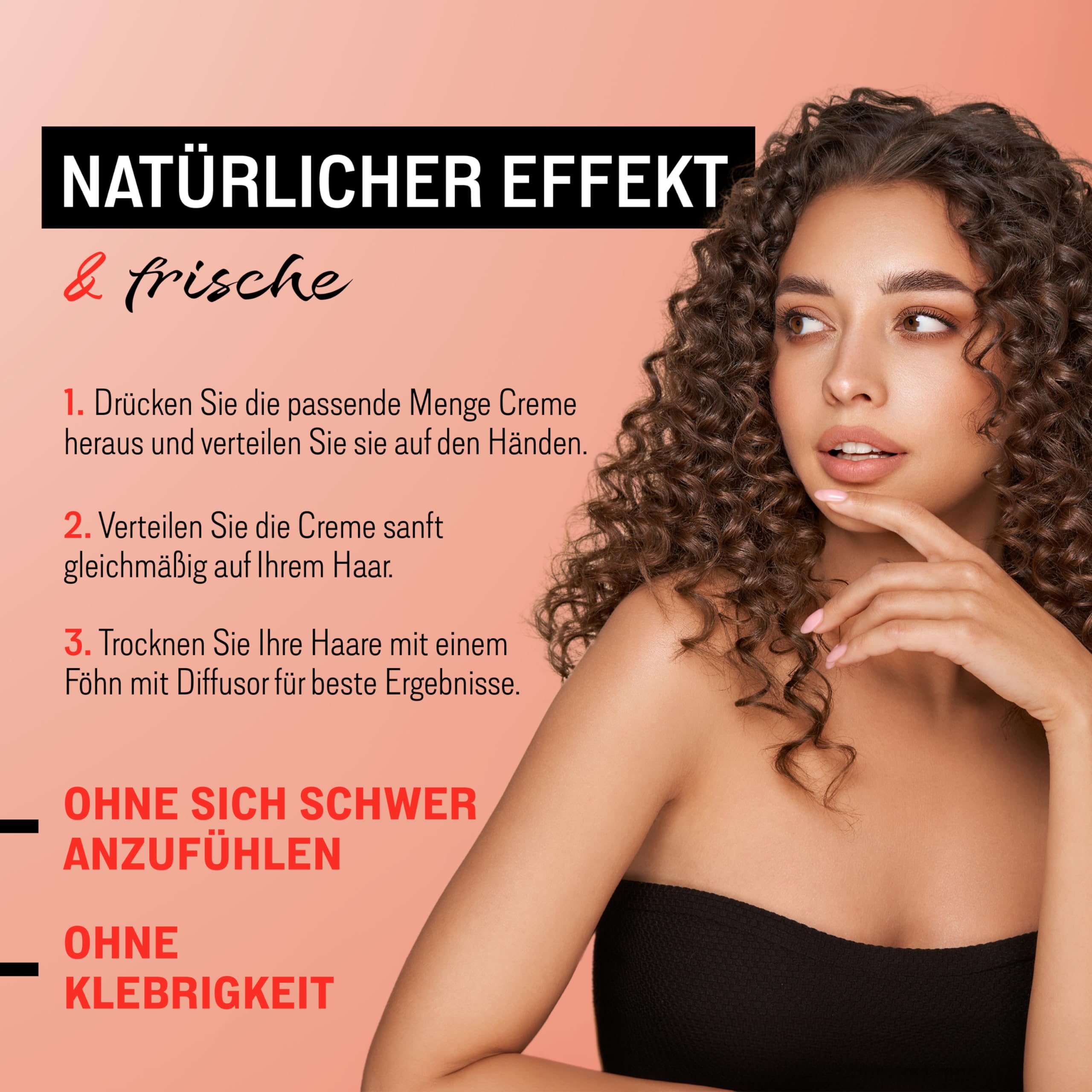 JOANNA Professional Curl Cream for Curly Hair Enhances Curls, Long-Lasting, 200 g, standard, 200 ml (Pack of 1) - Image 4
