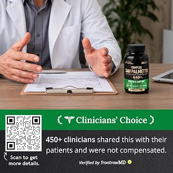 Saw Palmetto for Men 640mg - Pumpkin Seed, Nettle, Zinc & Pygeum - 120 Caps