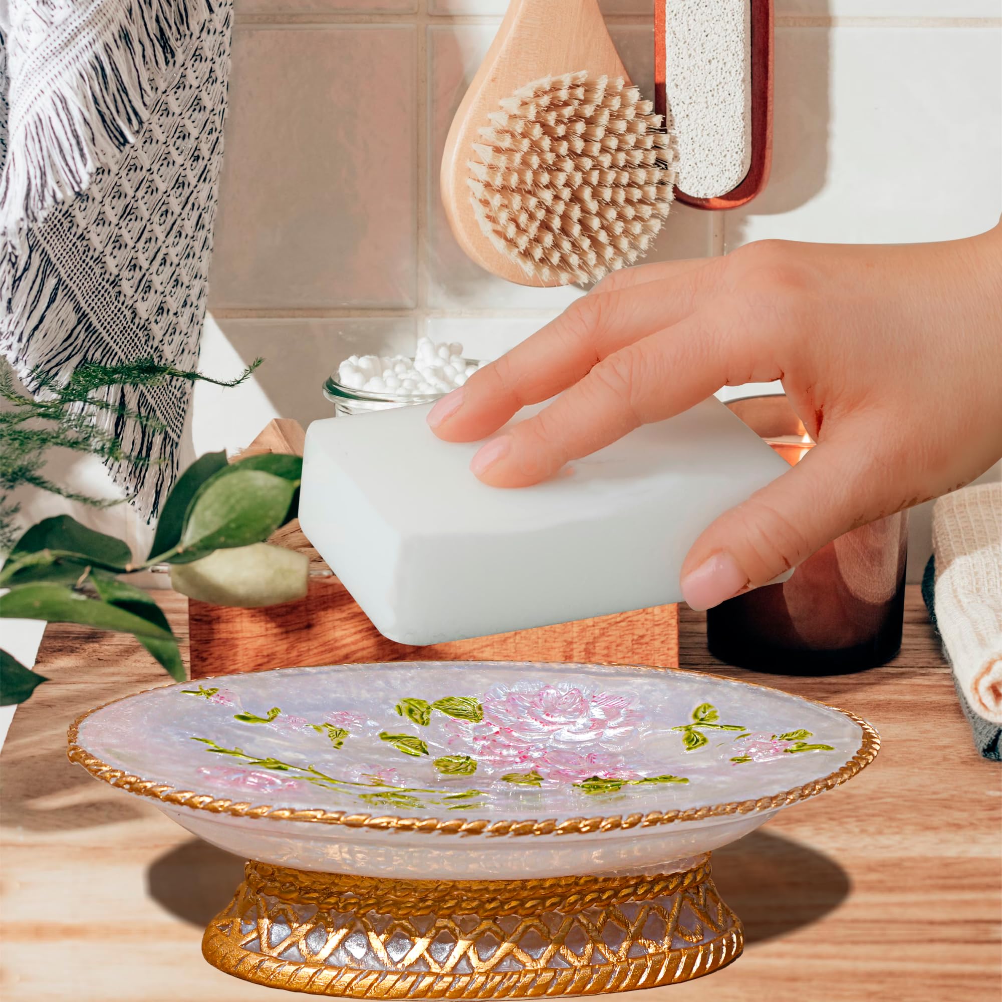 Amazon.com: Vintage Bathroom Accessories, 5Piece Bathroom