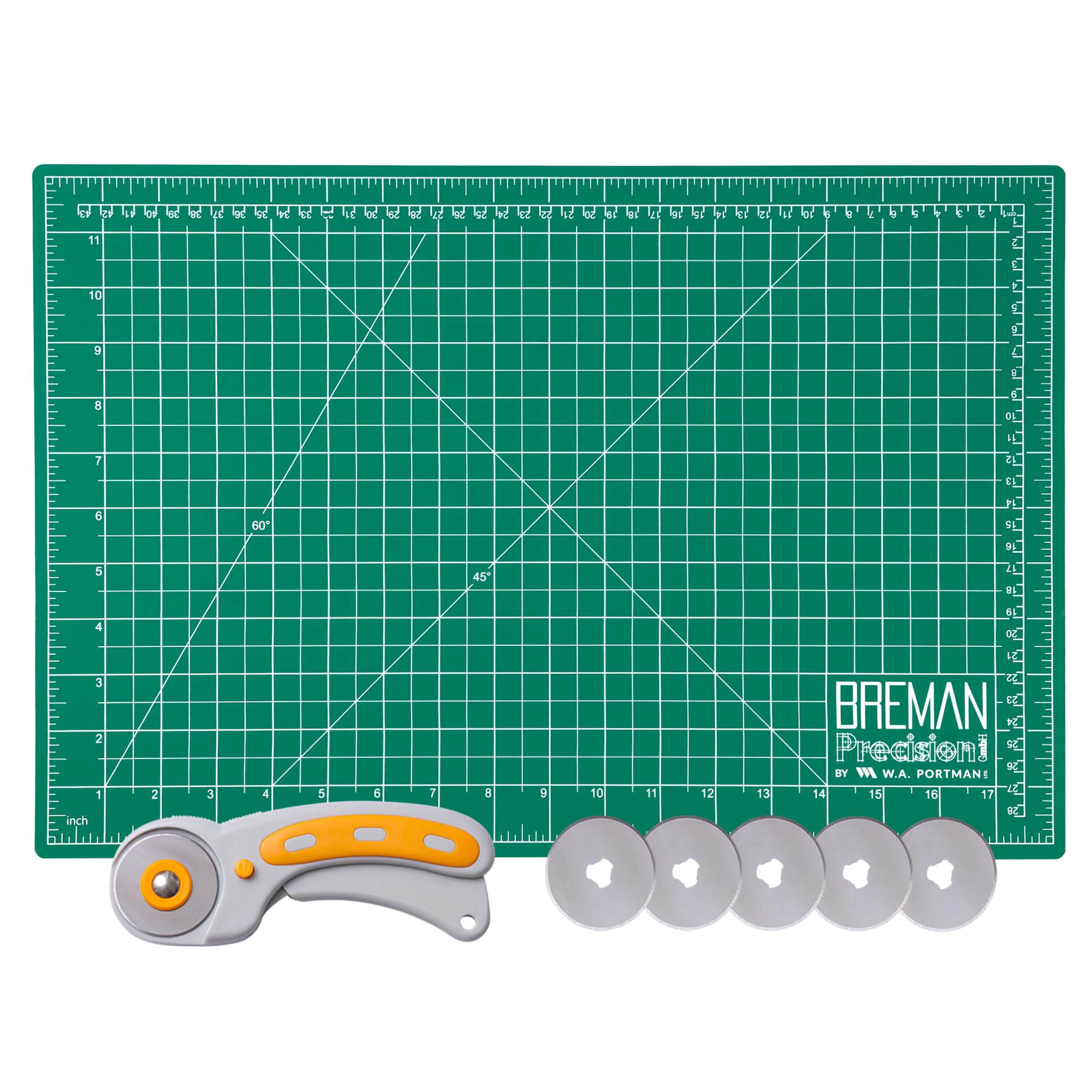 W.A. Portman Rotary Cutter & Cutting Mat Set -8