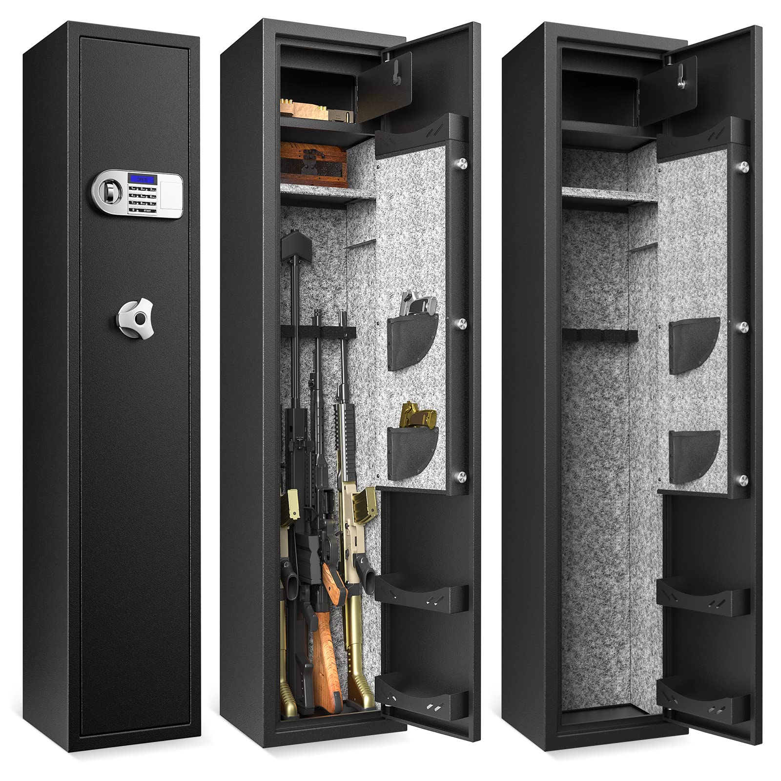 Buy KACSOO Safe Quick Access 5-6 Safe Safes for Home and Pistols with