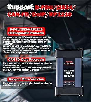 ラヴィページ【inst Pre-order】①③ Amazon.com: Autel MaxiFlash VCI Kit J2534 Reprogramming Tool