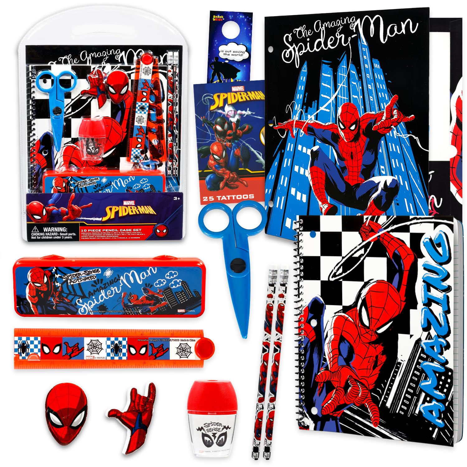 Amazon.co.jp: マーベル スパイダーマン 学用品セット - マーベル