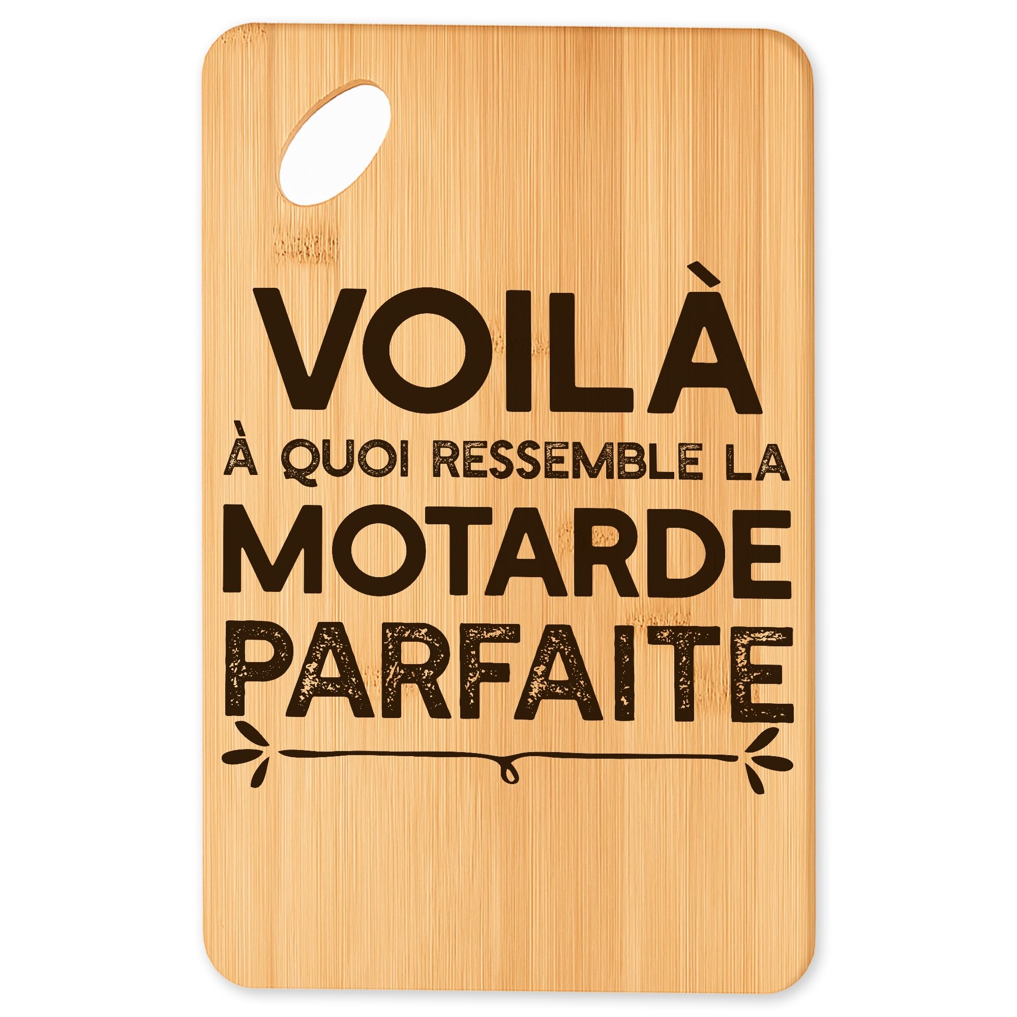 Planche à découper en bambou haut de gamme pour cuisine et service de table de caractère