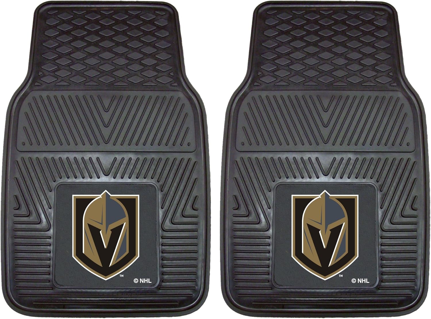 NHL Vegas Golden Knights Unisex 22901Heavy Duty Vinyl Car Mats