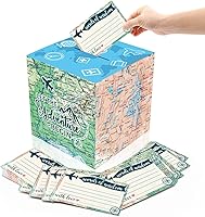 Vista 1 de Yaaaaasss! Caja de 51 tarjetas de aventura y tarjetas de consejos para aventura, espera, viaje, despedida, viaje, tema, cumpleaños, graduación