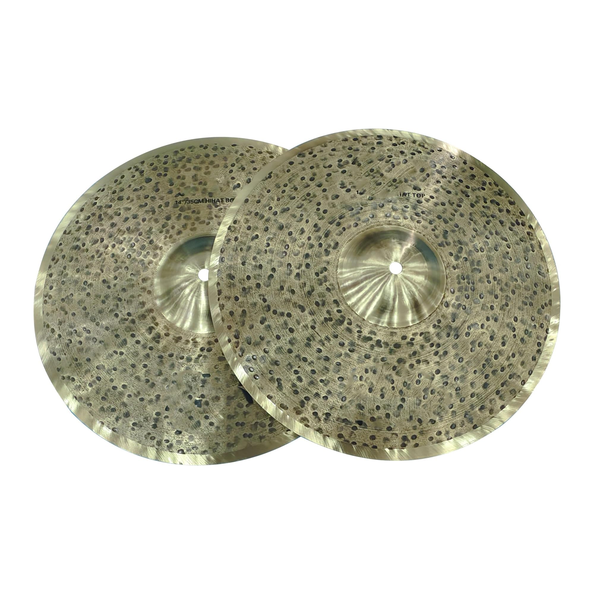Set de cymbales Cymbales Hihat B25 Faites À La Main De 14 Pouces Avec Son Professionnel
